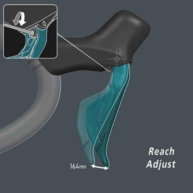 levier de commande double dura-ace di2 2x12