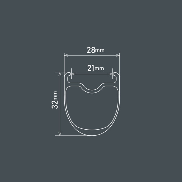 roue arrière tubeless c32